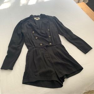 Stone Cold Fox Black Romper